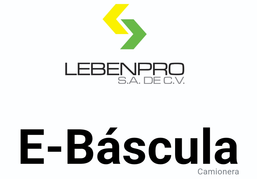 E-Báscula Camionera